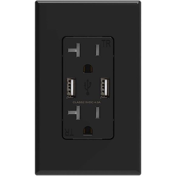ELEGRP USB Charger Wall Outlet - Picture 1 of 6